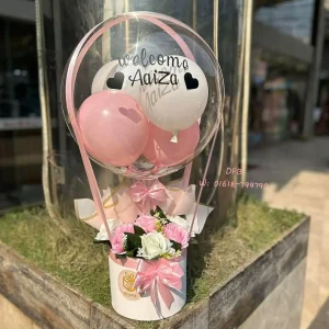 Aesthetic Pink Balloon Bouquet
