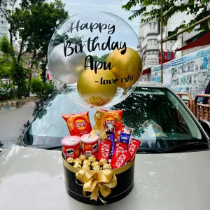 Chips Chocolate Mix Balloon Bouquet