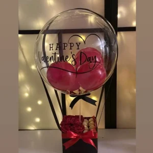 Pure Love Red Balloon Bouquet
